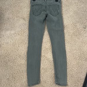 Mother jeans size 28 . Sage, white gray, black, lavender, 2 light wash.